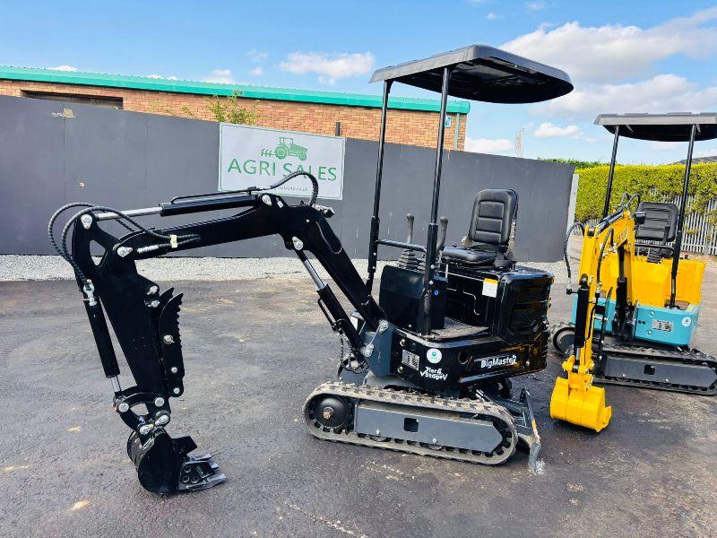 *NEW*UNUSED*DIGMASTER DM100 & 105 MINI EXCAVATOR*CHOICE OF 10*VIDEO*