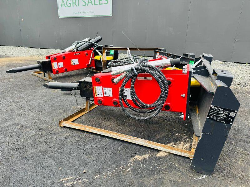 *NEW*2025*RAYTREE RMH680 HYDRAULIC BREAKERS FOR SKIDSTEERS*CHOICE OF 3*VIDEO*