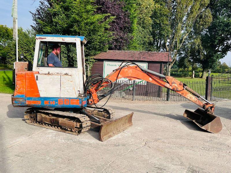 KUBOTA KX60 TRACKED EXCAVATOR C/W 2 X BUCKETS *VIDEO*
