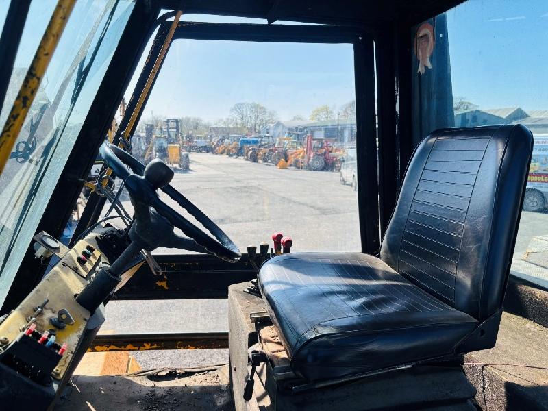 DCH DOH 12 TONNE 2 STAGE MAST LIFT *C/W 8FT TINES*VIDEO*