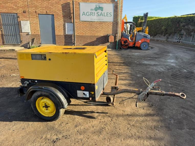 ATLAS COPCO XAS36 AIR COMPRESSOR*C/W YANMAR ENGINE*VIDEO*