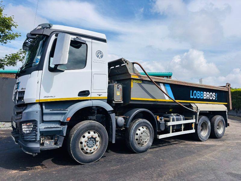 MERCEDES AROCS 3240K 8X4 TIPPER TRUCK*C/W EASY SHEET*YEAR 2016*VIDEO*
