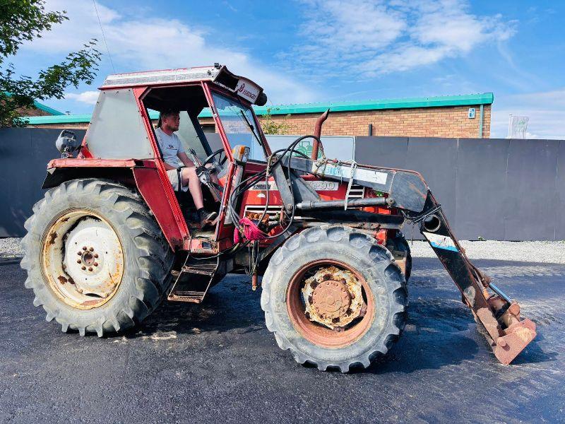 FIAT 80-90 FRONT LOADER TRACTOR*C/W FRONT LOADER*VIDEO*