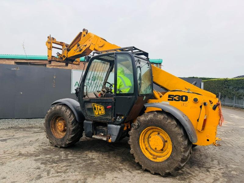 JCB 530-70 4WD TURBO TELEHANDLER*JOYSTICK CONTROLS*VIDEO*