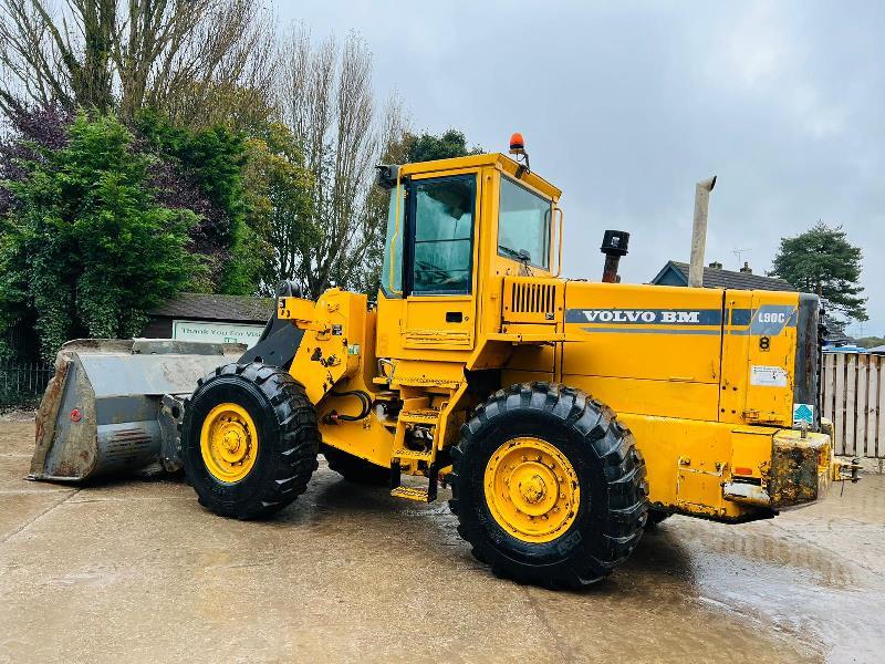  VOLVO L90C 4WD LOADING SHOVEL C/W BUCKET *VIDEO*
