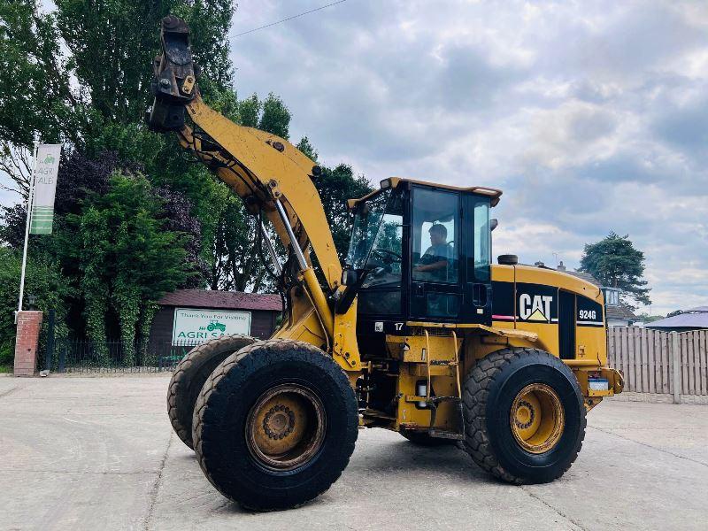 CATERPILLAR 924G 4WD LOADING SHOVEL C/W QUICK HITCH *VIDEO*