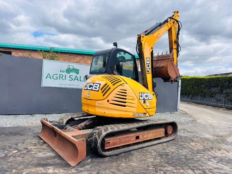 JCB 8085 ECO EXCAVATOR*YEAR 2012*C/W BUCKET*VIDEO*