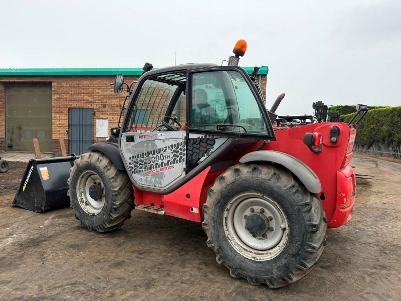 MANITOU MT732 TELEHANDLER*C/W BUCKET AND TINES*VIDEO*