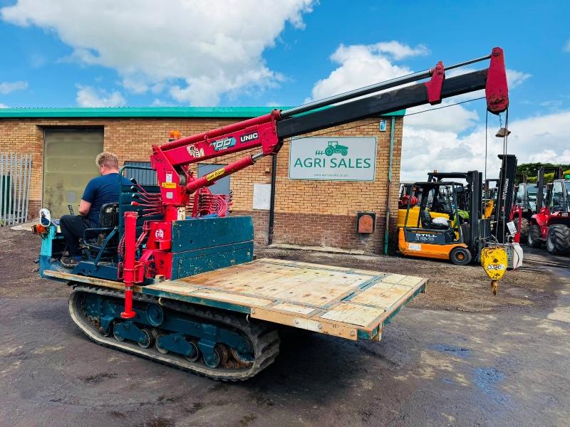 YANMAR C30R TRACKED MOBILE CRANE*C/W RUBBER TRACKS*VIDEO*