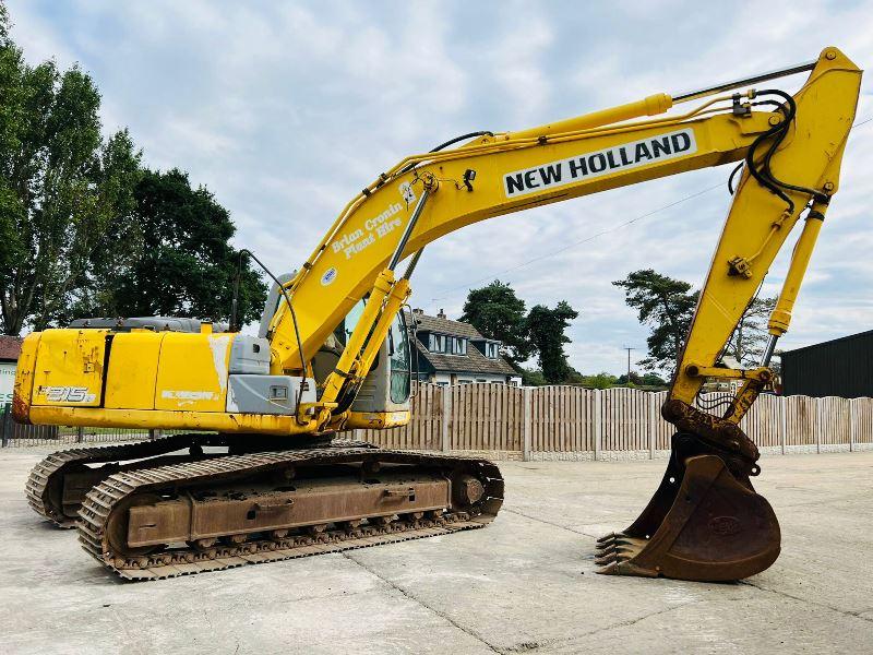 NEW HOLLAND E215 TRACKED EXCAVATOR C/W QUICK HITCH 