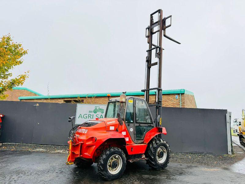MANITOU M30-4 3 STAGE MASTED FORKLIFT*YEAR 2014*C/W PALLET TINES*VIDEO*