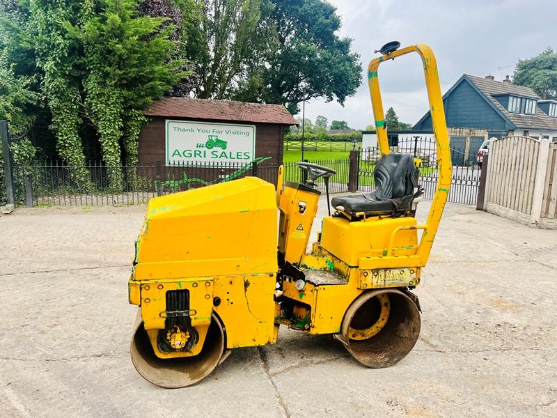 AMMAN CH-4900 DOUBLE DRUM ROLLER C/W ROLE BAR *VIDEO*