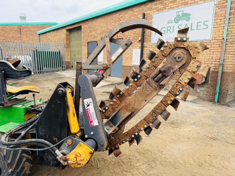 4WD ARTICULATED TRENCHER*C/W KUBOTA ENGINE*VIDEO*