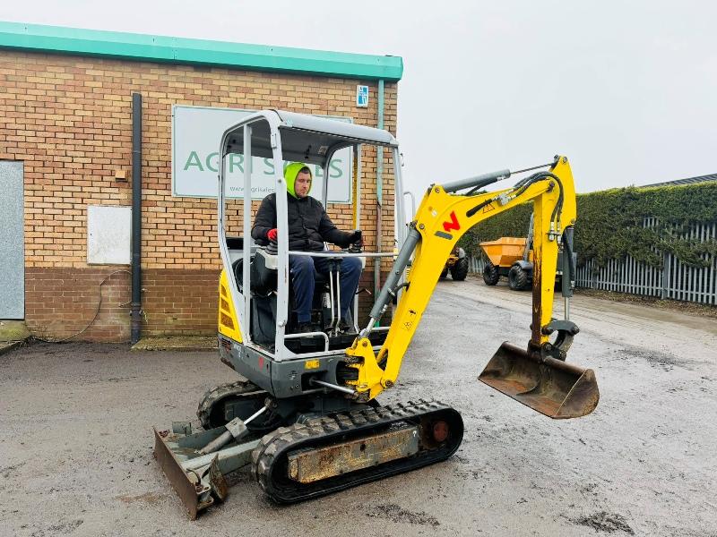 WACKER NEUSON ET16 EXCAVATOR*YEAR 2019*C/W BUCKET*VIDEO*