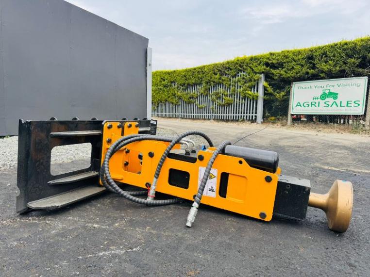 NEW*2025*CAPTOK CK-D680 HYDRAULIC POST KNOCKER TO SUIT SKIDSTEER*VIDEO*