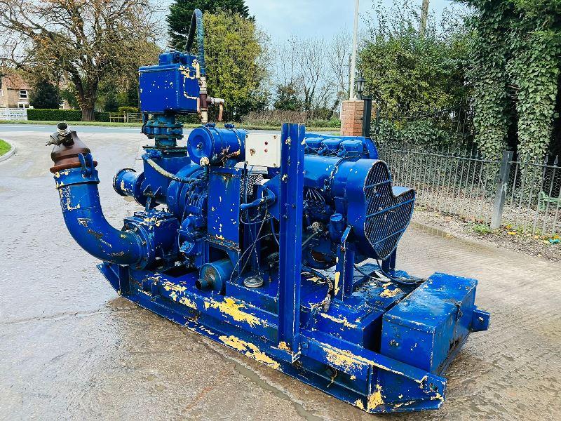 WATER PUMP C/W DEUTZ 4 CYLINDER ENGINE *VIDEO*
