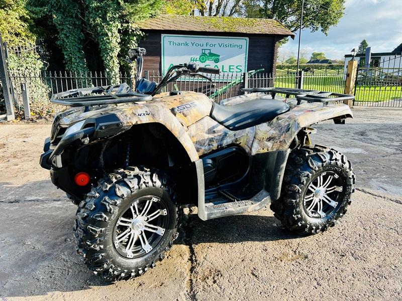 QUADZILLA 450S CFORCE 4WD QUAD BIKE *YEAR 2017, 837 MILES* C/W WINCH *VIDEO*