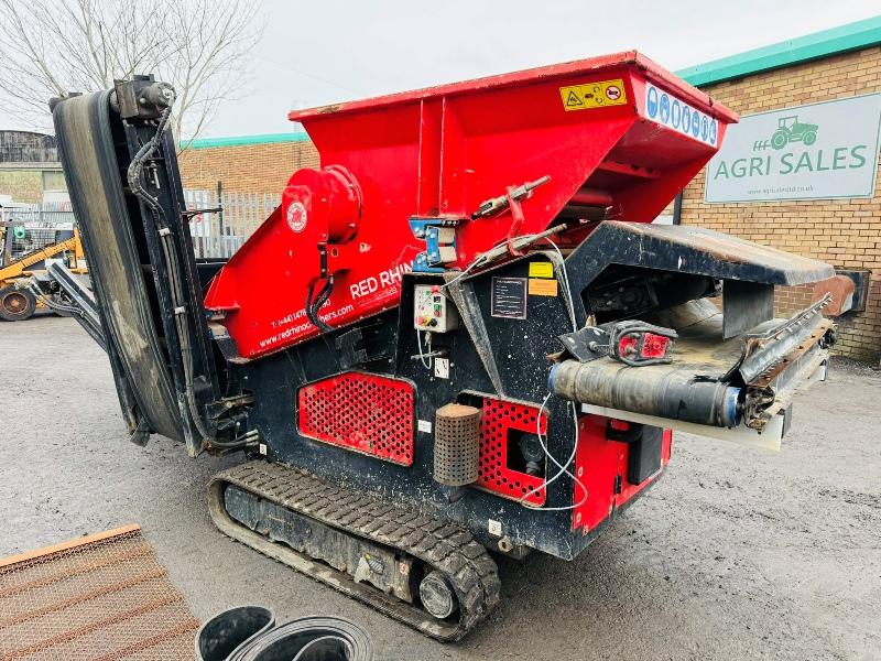 RED RHINO TRACKED 3 WAY MINI SCREENER*C/W REMOTE CONTROL*YEAR 2021*VIDEO*
