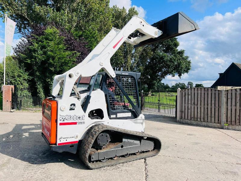 BOBCAT T650 TRACKED SKIDSTEER *YEAR 2013, 1880 HOURS* C/W BUCKET *VIDEO*