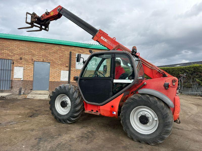 MANITOU MLT 634 TELEHANDLER*AG SPEC*C/W PALLET TINES*VIDEO*