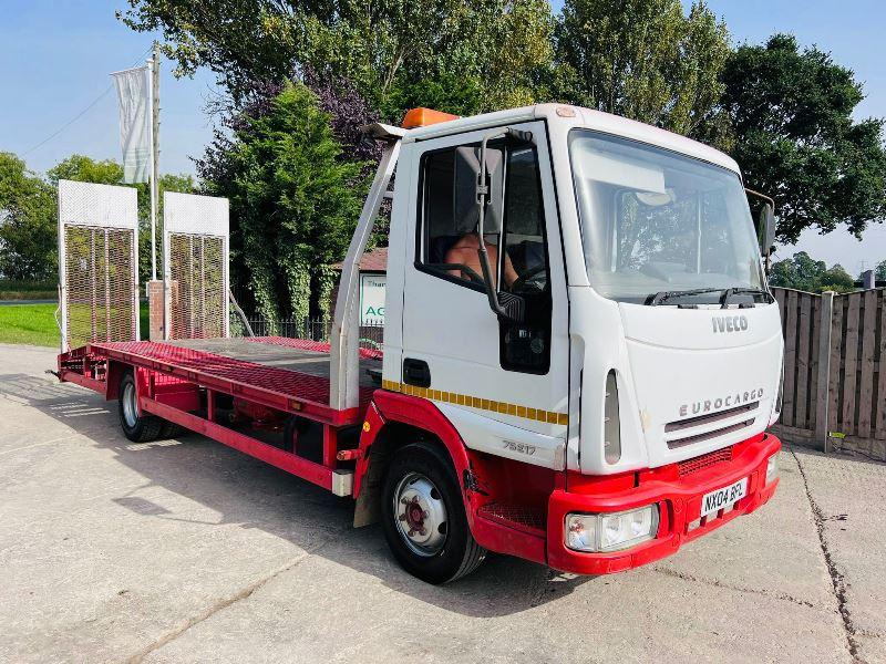 IVECO ML75E17 4X2 BEAVER TAIL LORRY C/W HYDRAULIC RAMPS *VIDEO* 