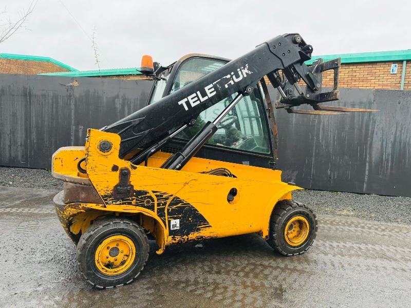 JCB TLT 35E 4X4 TELETRUK*C/W PALLET TINES*VIDEO*