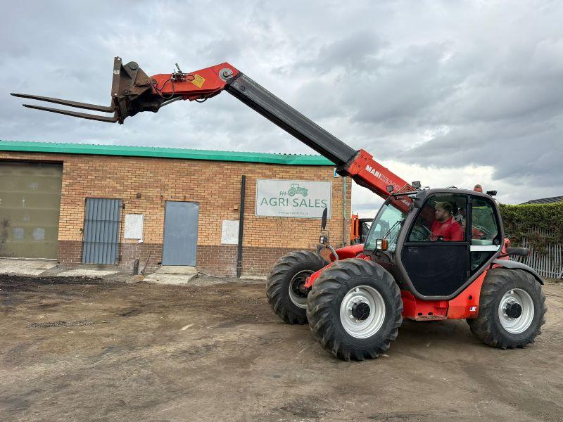 MANITOU MLT 634 TELEHANDLER*AG SPEC*C/W PALLET TINES*VIDEO*