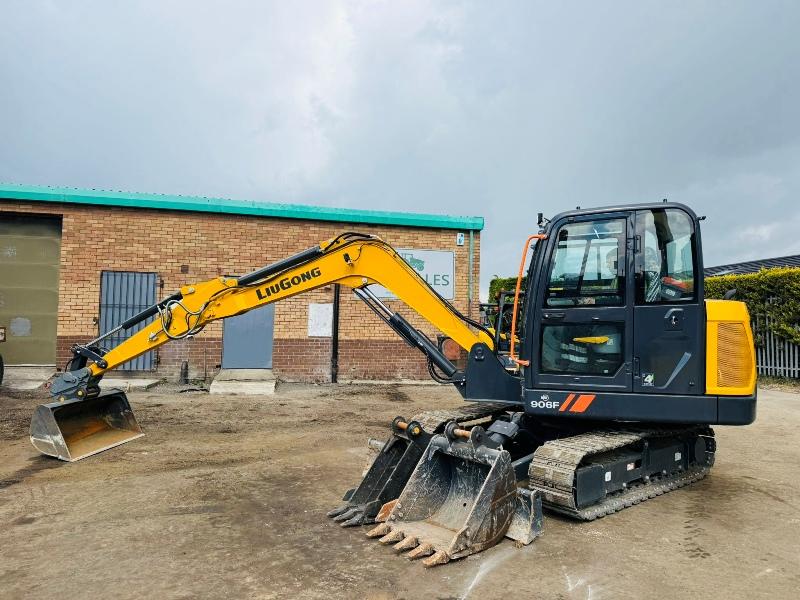 LIUGONG 906F EXCAVATOR*C/W 3 BUCKETS*2026*ONLY 34 HOURS*VIDEO*