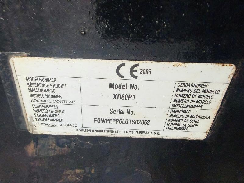 F G WILSON XD80P1 80KVA DIESEL GENERATOR*YEAR 2017*VIDEO*