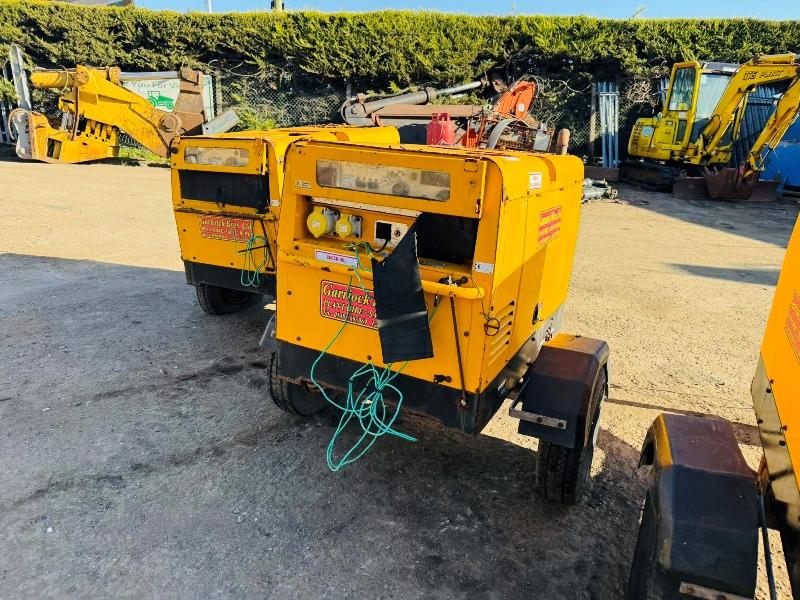 ARC GEN TOWABLE WELDER/GENERATOR*YEAR 2012* CHOICE OF 3*VIDEO*