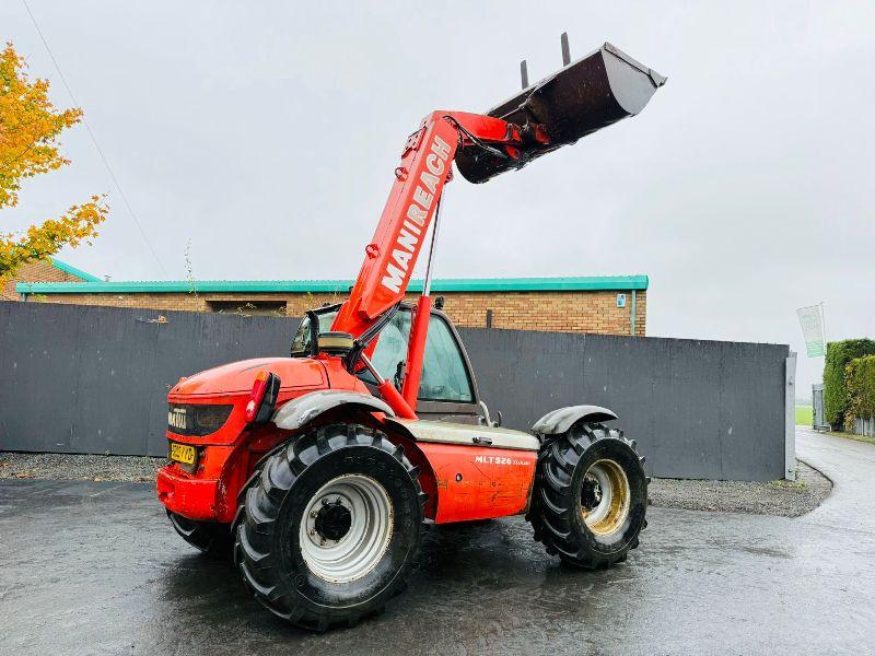 MANITOU MLT 526T TELEHANDLER*C/W BUCKET AND TINES*VIDEO*