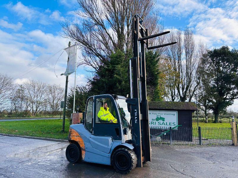 STILL RX70-45 DIESEL CONTAINER SPEC FORKLIFT *YEAR 2015* C/W 3 STAGE MAST *VIDEO*