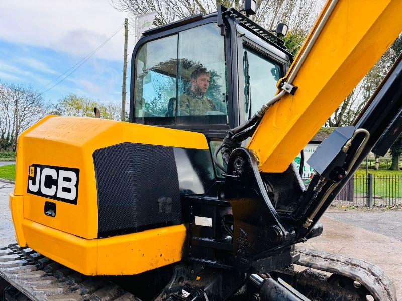 JCB 86C-1 EXCAVATOR *ZERO SWING, YEAR 2015* C/W QUICK HITCH *VIDEO*