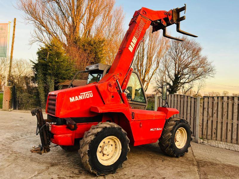 MANITOU 524 4WD TELEHANDLER *AG-SPEC* C/W PICK UP HITCH 