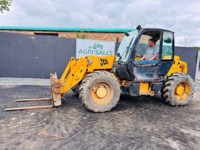 JCB 540-70 TELEHANDLER*C/W PALLET TINES*AG SPEC*VIDEO*