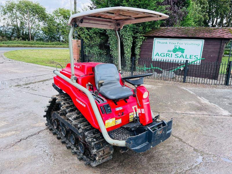 YANMAR AC18 TRACKED TRACTOR C/W REAR LINKAGE *VIDEO*