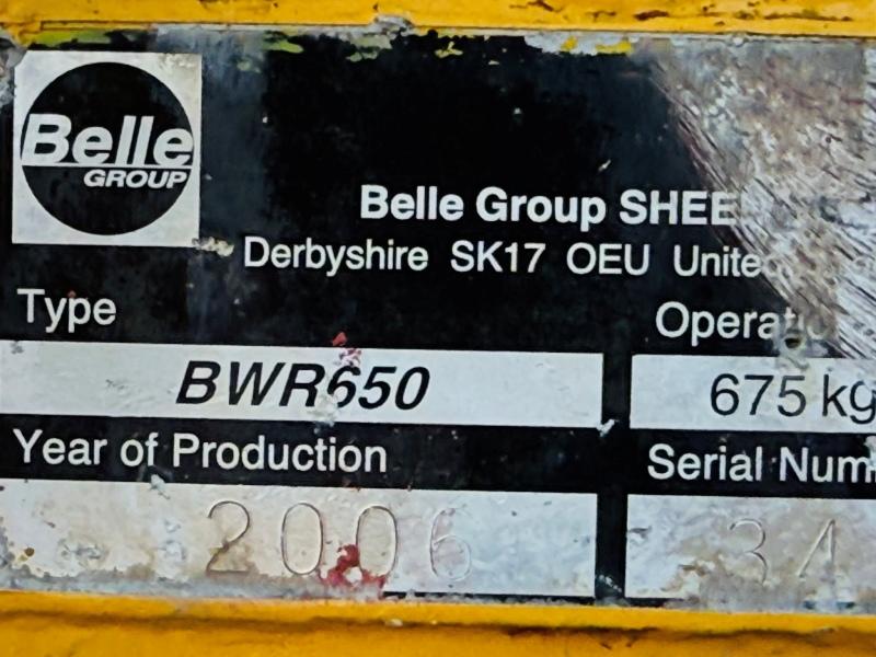 BELLE GROUP BWR650 PEDESTRIAN DOUBLE DRUM ROLLER*VIDEO*