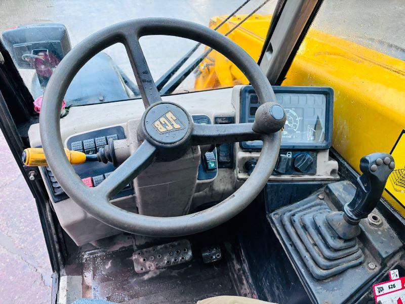 JCB 526S 4WD TELEHANDLER *AG-SPEC* C/W JOYSTICK CONTROL & PALLET TINES *VIDEO*
