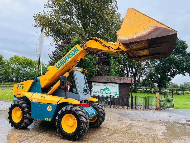SANDERSON TL6MT 4WD TELEHANDLER *ONLY 2515 HOURS* C/W BUCKET 
