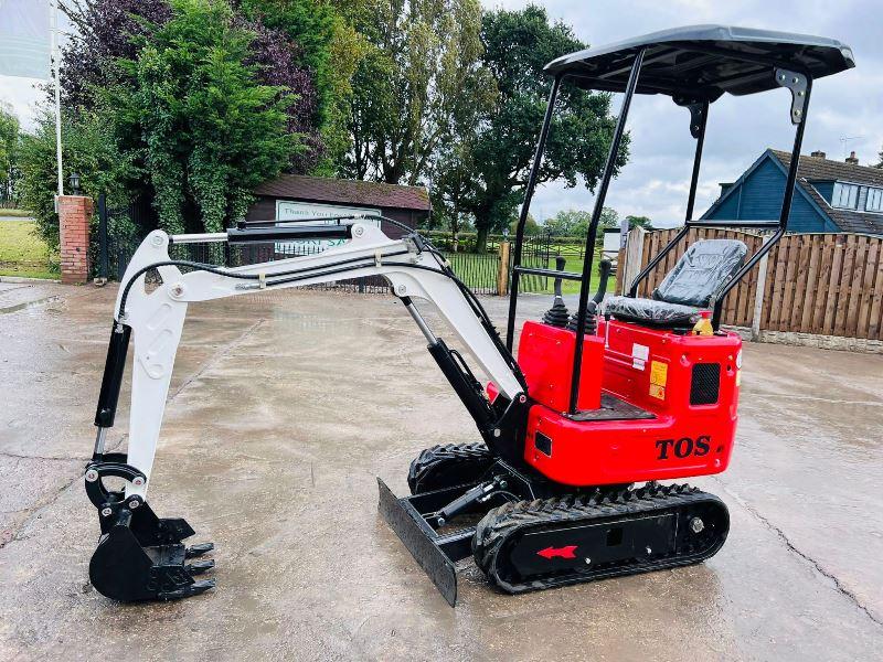 UNUSED TOS R319 TRACKED EXCAVATOR *YEAR 2023* C/W BUCKET *VIDEO*
