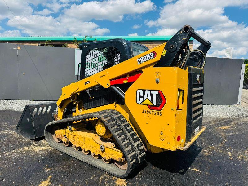 CATERPILLAR 289D3 TRACKED SKIDSTEER*C/W BUCKET*YEAR 2021*VIDEO*