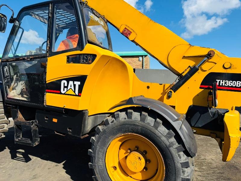 CATERPILLAR TH360B SWAY & TILT TELEHANDLER*4725 HOURS*VIDEO*