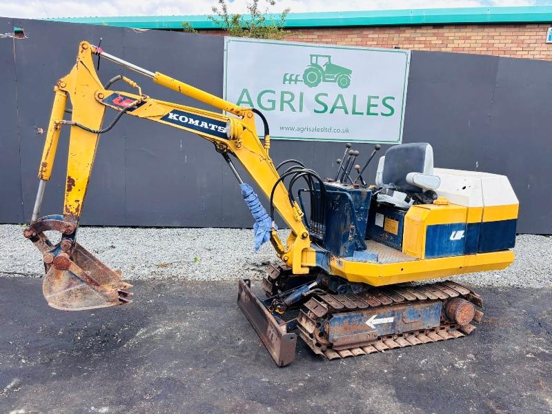 KOMATSU PCO5-5 EXCAVATOR*C/W BUCKET*VIDEO*