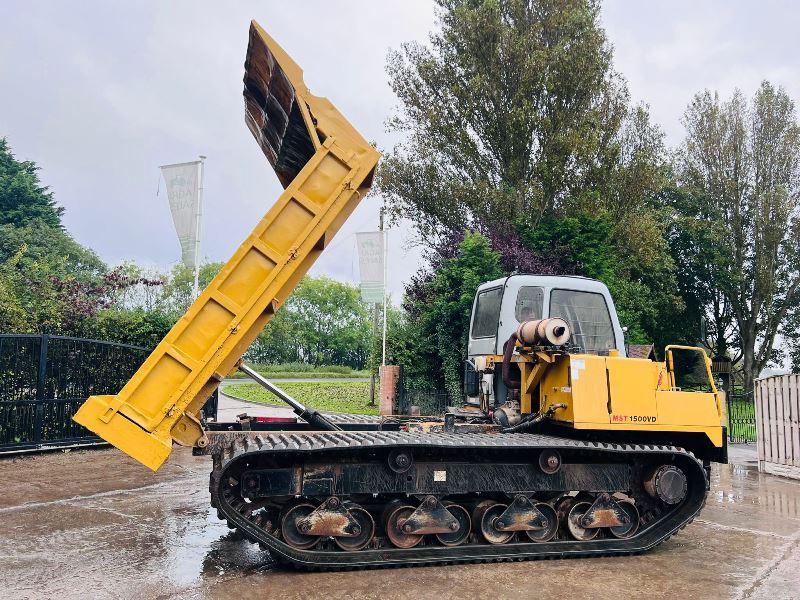 MOROOKA MST1500VD TRACKED DUMPER * 5875 HOURS * C/W RUBBER TRACKS *VIDEO*