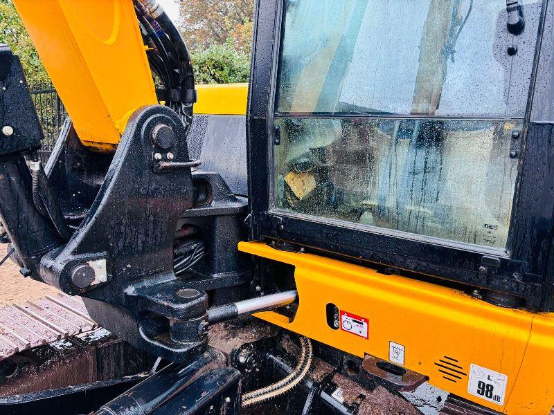 JCB 86C-2 EXCAVATOR *ZERO SWING, YEAR 2021, 2294 HOURS* C/W QUICK HITCH *VIDEO*