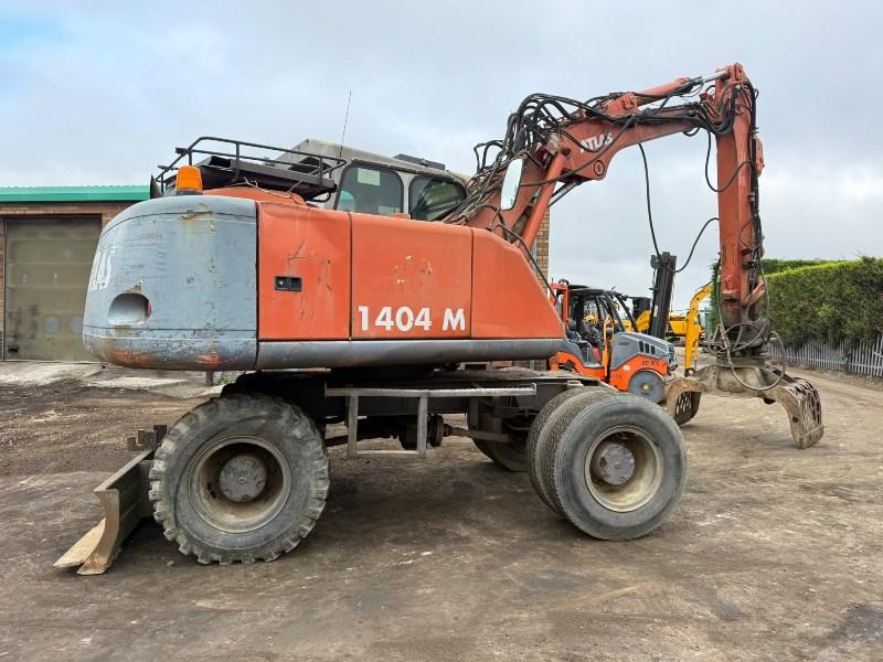 ATLAS 1404M WHEELED EXCAVATOR*C/W ROTATING SLECETOR GRAB*VIDEO*