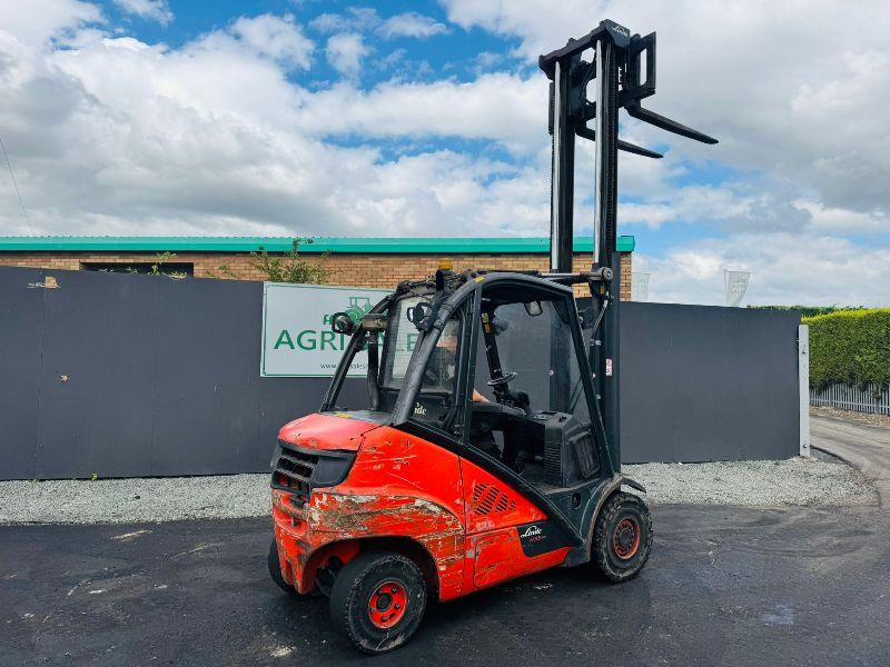 LINDE H35D-02 FORKLIFT*C/W PALLET TINES*YEAR 2016*VIDEO*