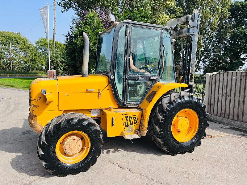 JCB 926 4WD ROUGH TERRIAN FORKLIFT C/W 2 STAGE MAST & PALLET TINES *VIDEO*