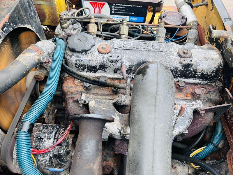 HYSTER 2.5 CONTAINER SPEC DIESEL FORK LIFT C/W SIDE SHIFT & ISUZU ENGINE *VIDEO*