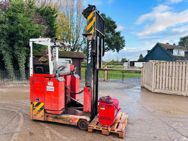 LANCING R16P TL BATTERY FORKLIFT C/W BATTERY CHARGER *VIDEO*